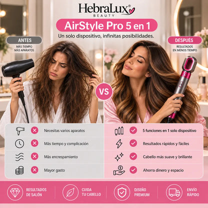 HebraLux™ AirStyle Pro 5 en 1