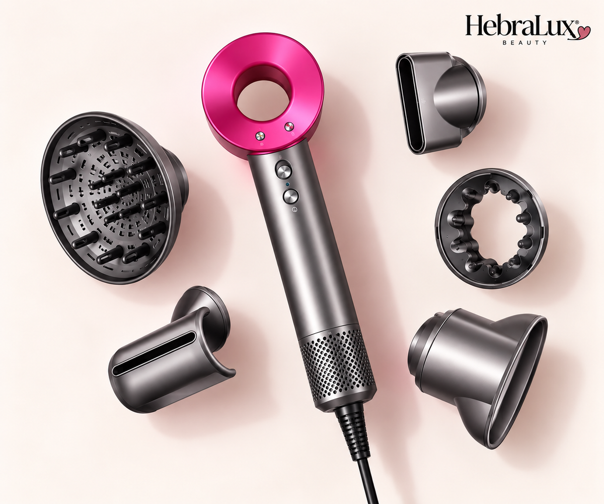 HebraLux™ Secador Iónico Profesional + Soporte